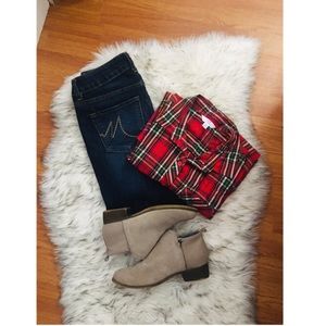 NWT / long sleeve printed shirt